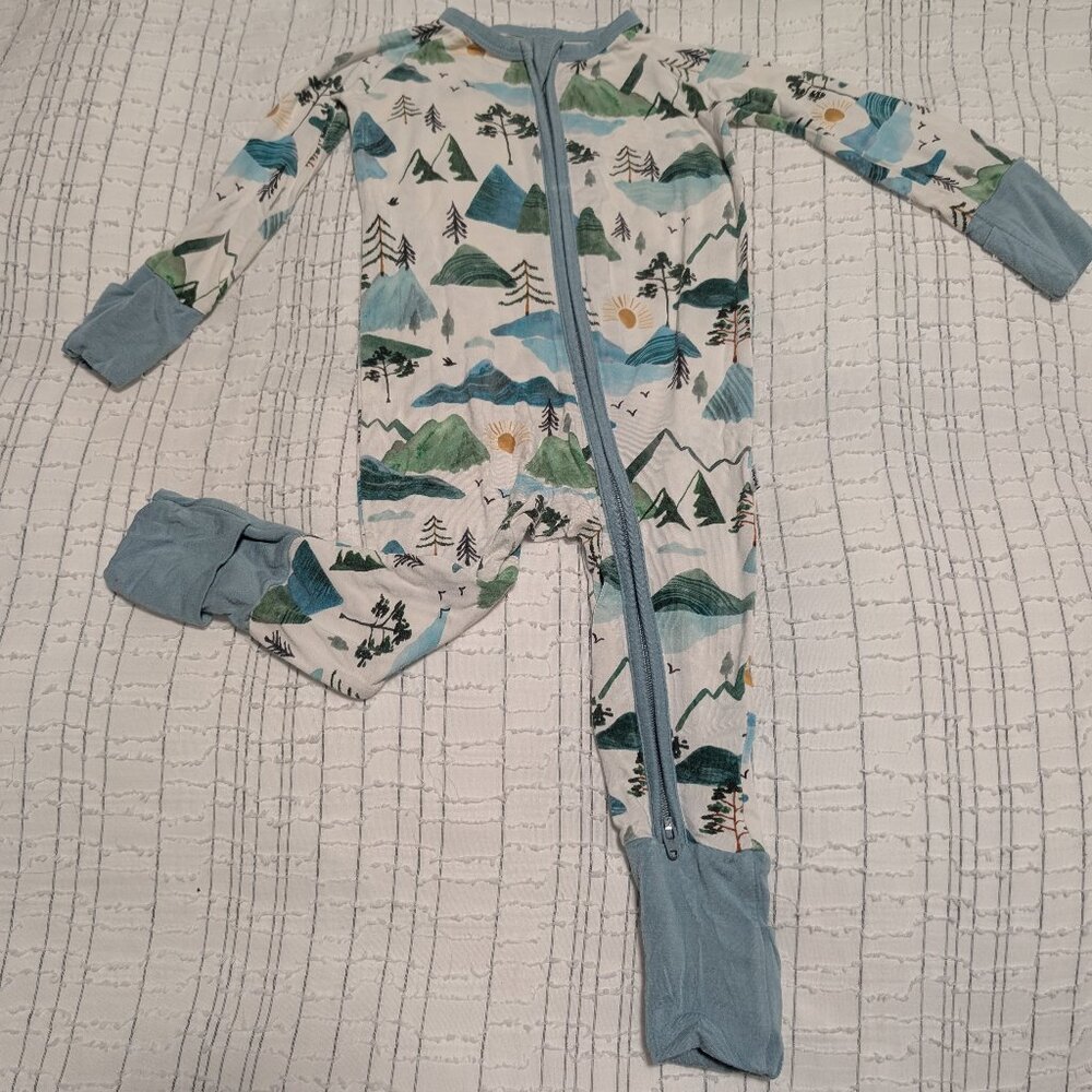Little Sleepies Zippie Mountain Mist 3-6 months